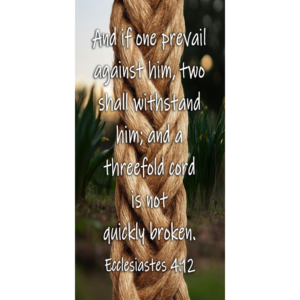 KJV Ecclesiastes 4:12