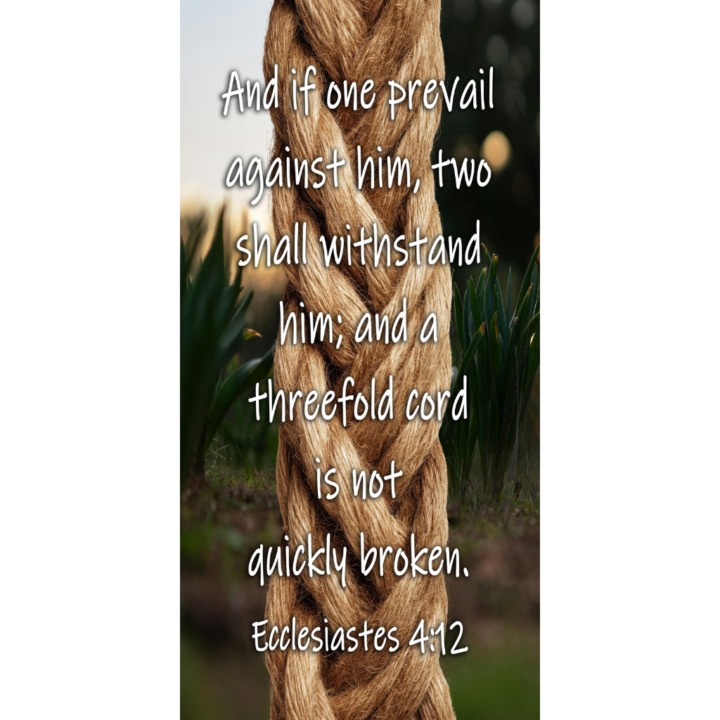 KJV Ecclesiastes 4:12