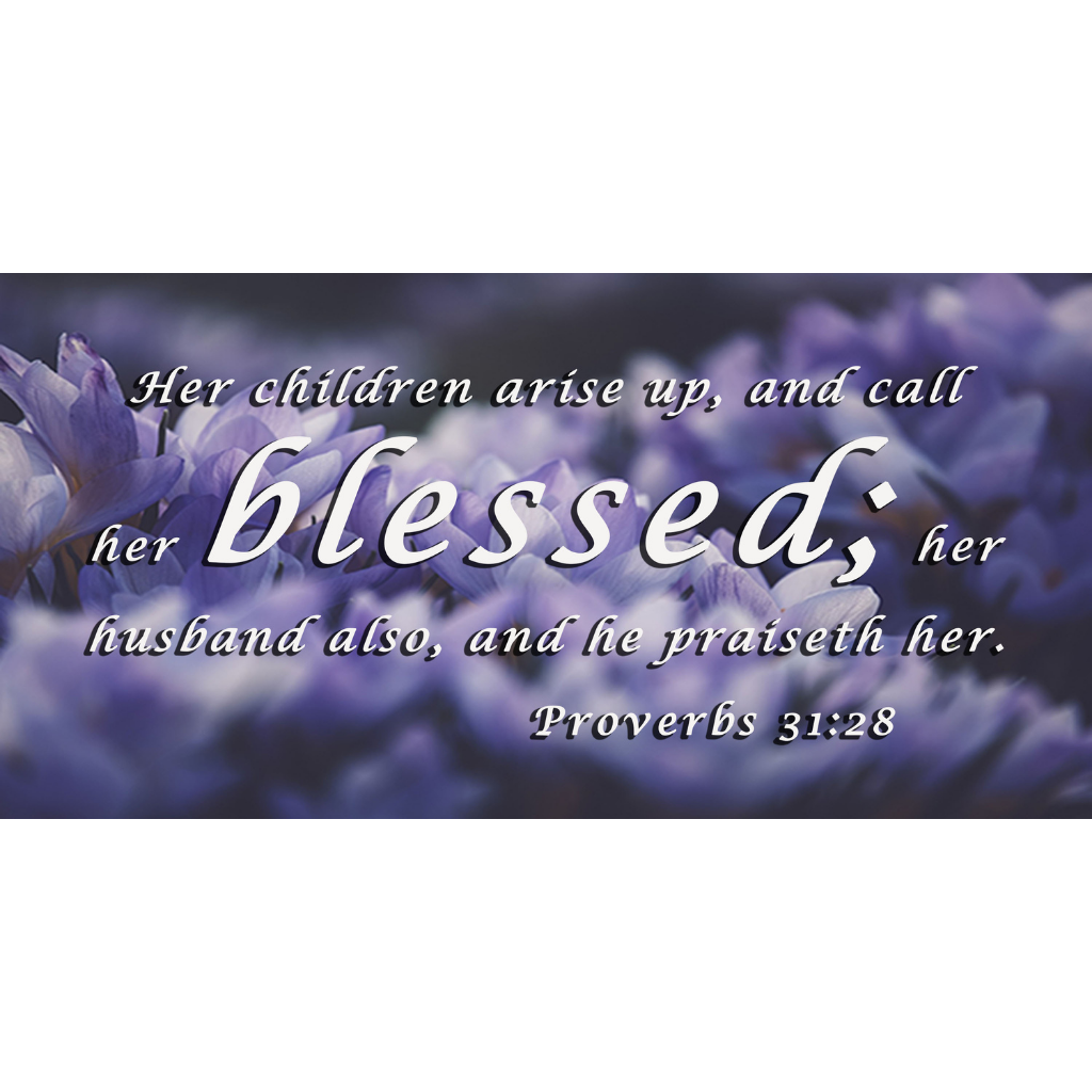 KJV Proverbs 31:28