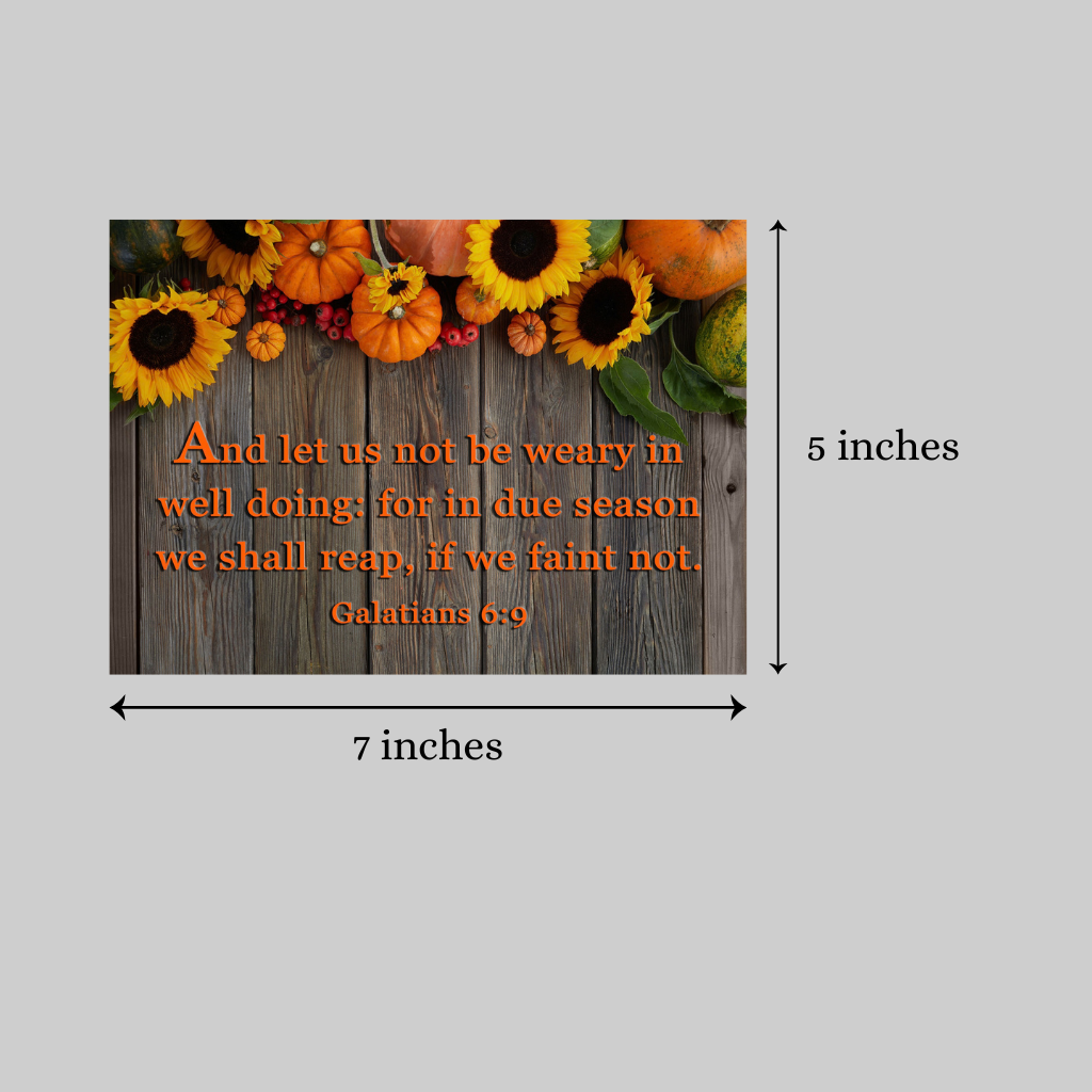 KJV Galatians 6:9 - Image 5