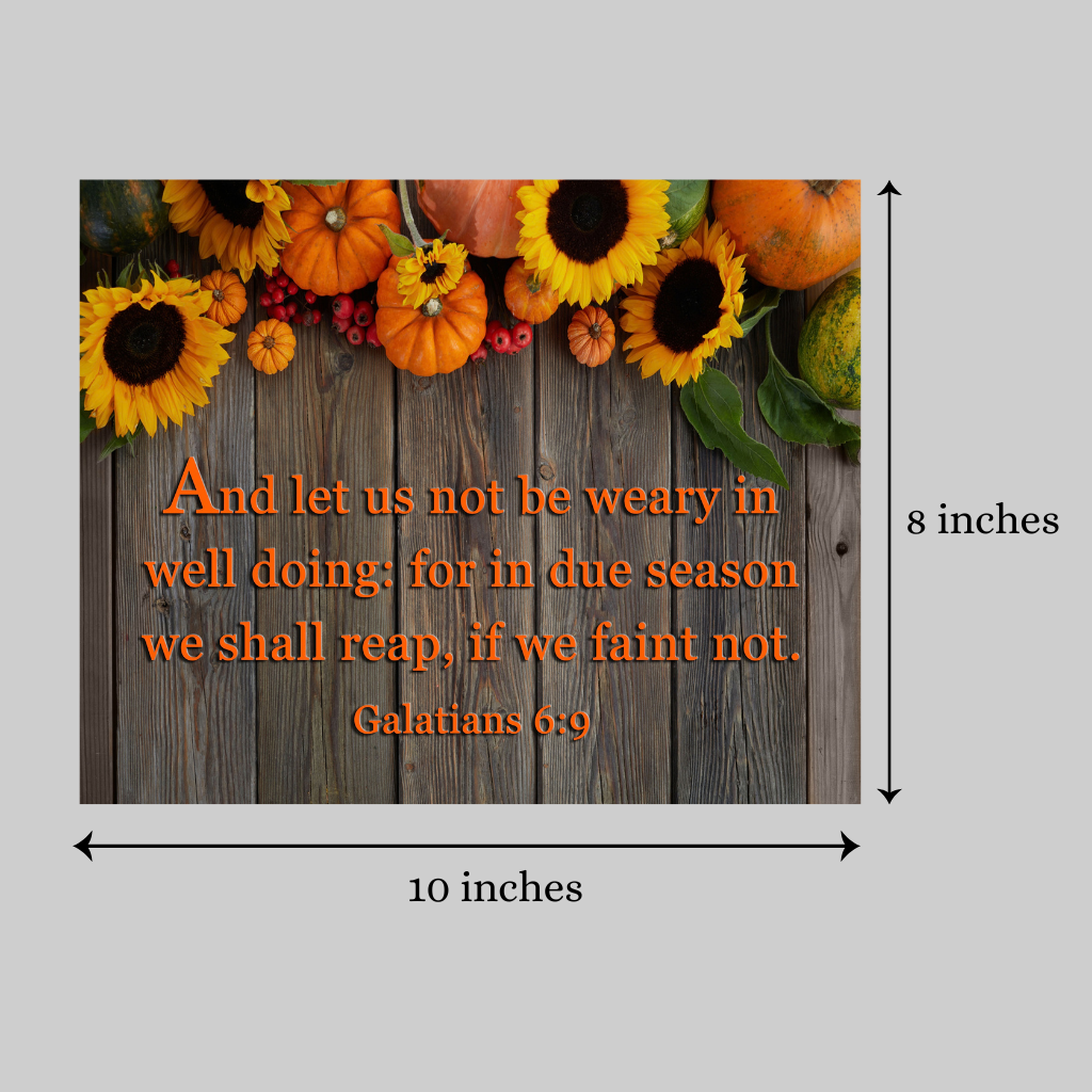 KJV Galatians 6:9 - Image 4