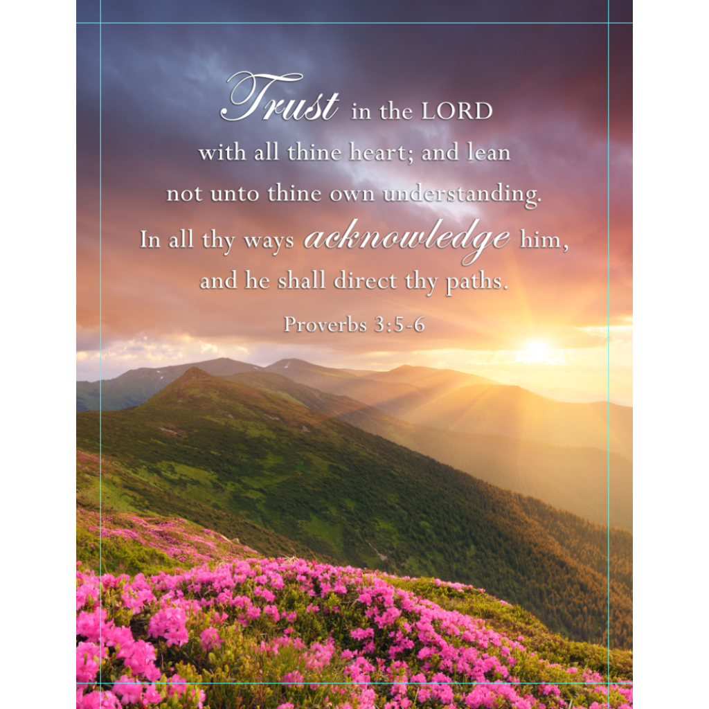 KJV Proverbs 3:5-6 - Image 2