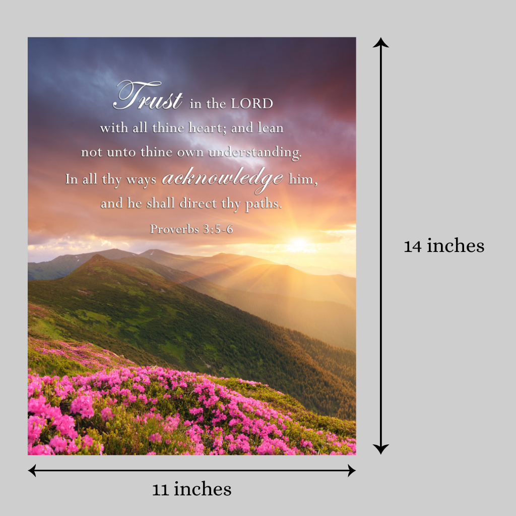 KJV Proverbs 3:5-6 - Image 3