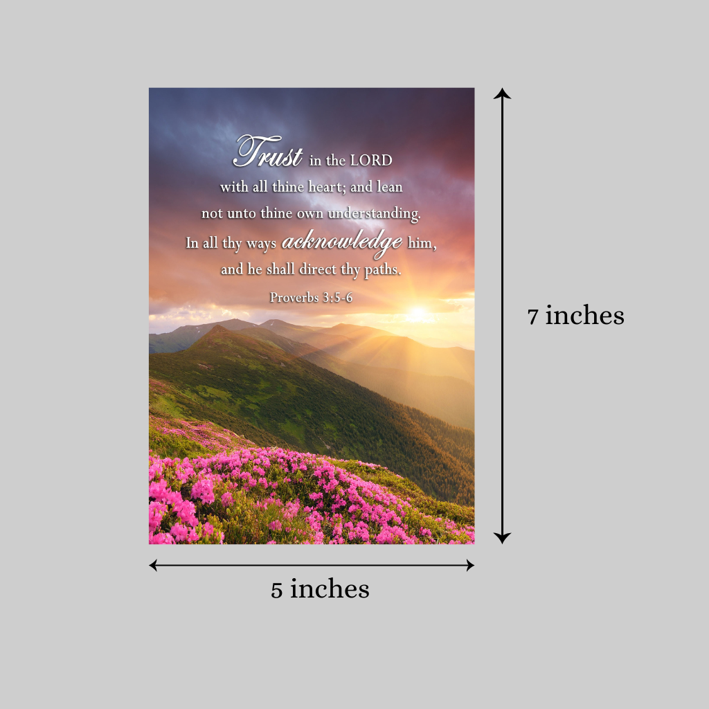 KJV Proverbs 3:5-6 - Image 5