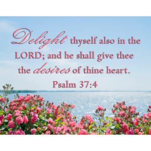 KJV Psalm 37:4