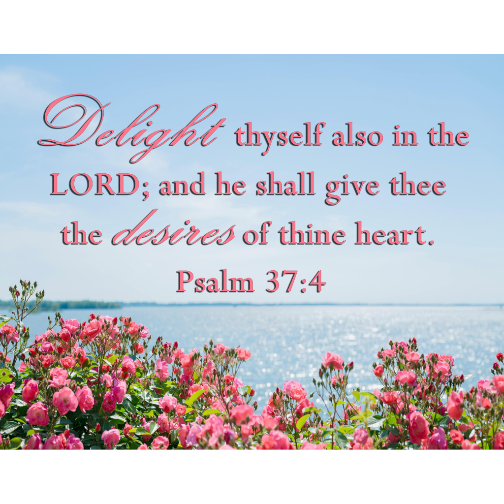 KJV Psalm 37:4