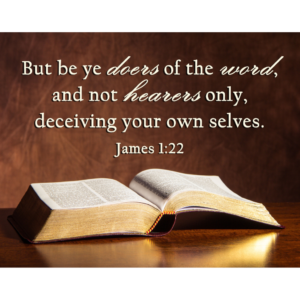 KJV James 1:22