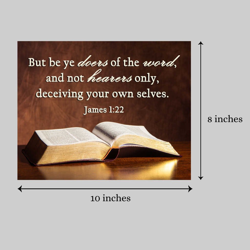 KJV James 1:22 - Image 4