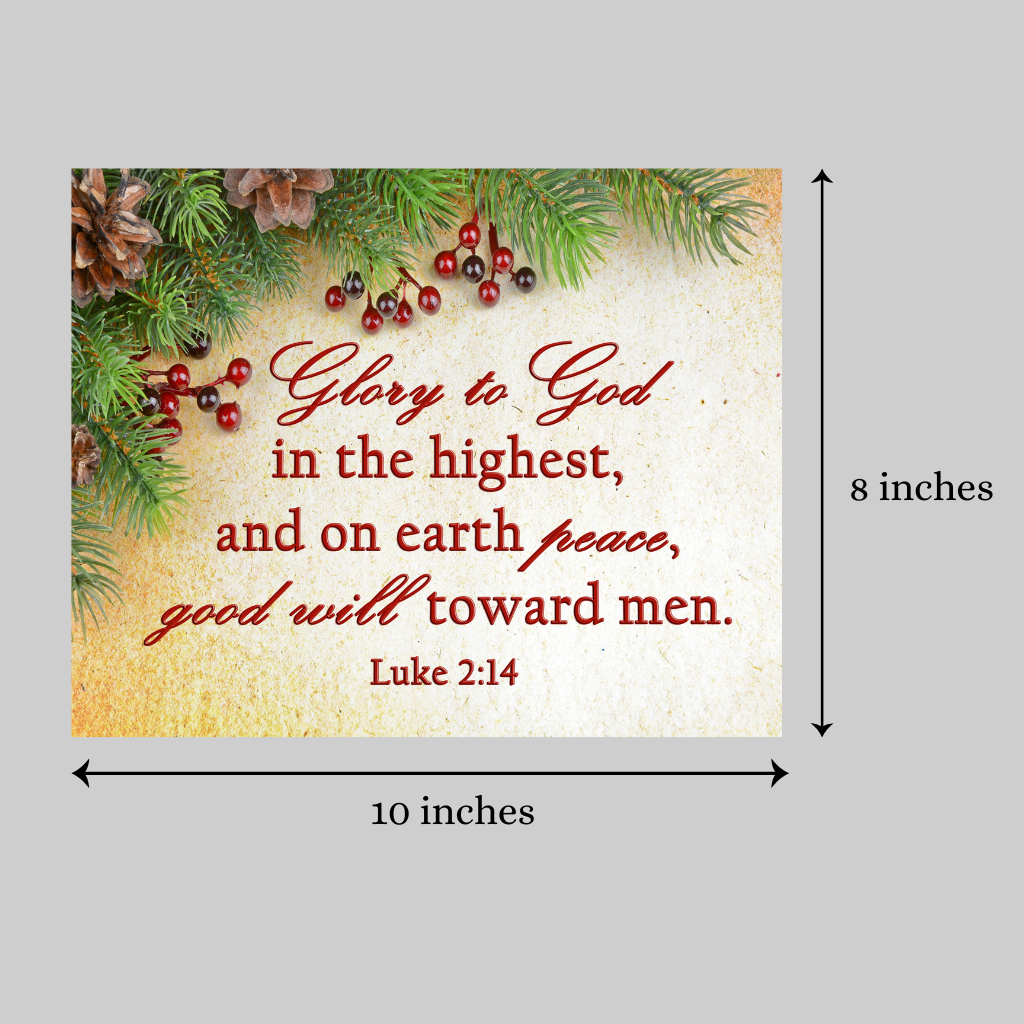 KJV Luke 2:14 - Image 4