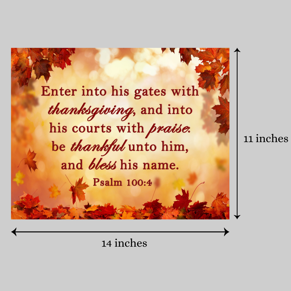 KJV Psalm 100:4 - Image 4