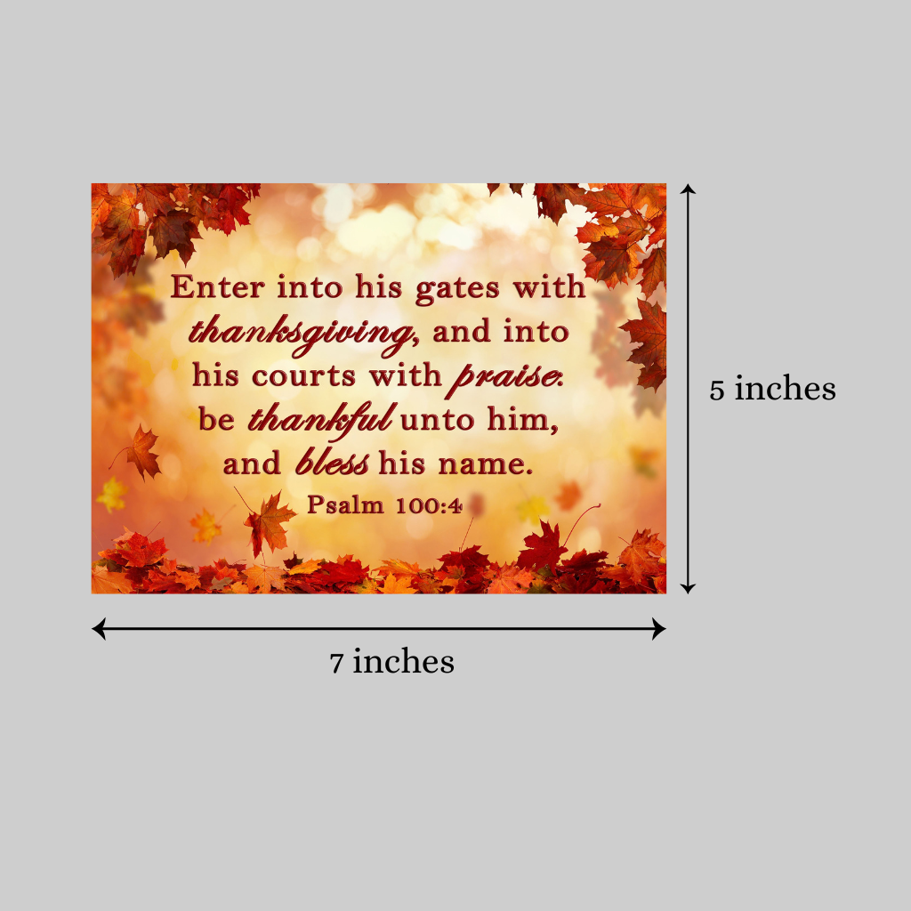 KJV Psalm 100:4 - Image 5